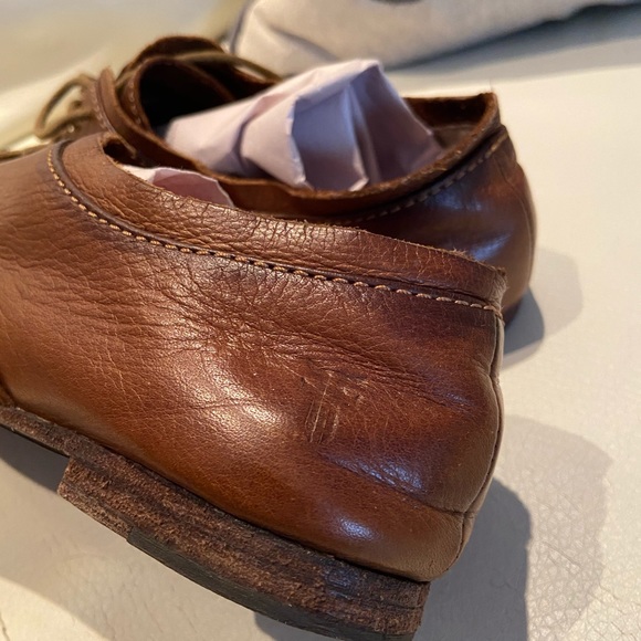 FRYE shoes flats brown size 6.5 - Picture 5 of 8